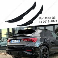 Pour AUDI Q3 MK2 F3 TFSI TDI S-line 2019-2024 Sportback/SUV – Capuchons de becquet arrière en ABS noir brillant, aileron supérieur arrière, kits de carrosserie tuning
