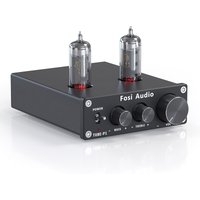 Fosi Audio P1 Tragbarer Kopfhörerverstärker Mini HiFi Stereo Audio-Verstärker mit Vakuumröhre und Geringem Erdungsgeräusch für Kopfhörer