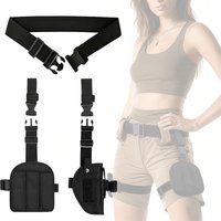 Quick Drop Leg Holster Right Hand Thigh Gun Holster Hunting Airsoft Universal Gun Case Combined Nylon Tactical Pistol Holster