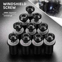10PCS M5 5mm Windscreen Windshield Bolts Screw Kits For SUZUKI BURGMAN 400 650 125 200 AN125 AN250 AN400 AN650 AN 650 1998-2023