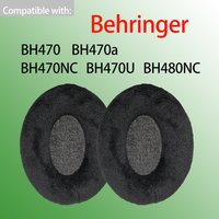 Velours-Ohrpolster für Behringer BH470 BH470a Kopfhörer BH470NC BH470U Ohrpolster Ersatz BH480NC Headset-Pad Schaumstoffabdeckungen