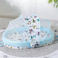 Baby Bed Cribs Newborns Sleeping Nest Travel Beds Foldable Babynest Mosquito Net Bassinet Infant Sleeping Basket For 0-24month