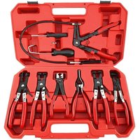 9-Piece set of automotive water pipe clamp pliers, automotive pipe clamp pliers, throat clamp pliers YouTube pliers, automotive