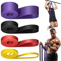 Tough Latex Resistance Band Elastic Exercise Strength Pull-Ups Auxiliary Band Chewing Gum Fitness Equipment Strengthening Train