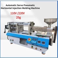220V/110V 25g Pneumatic Horizontal Injection Molding Machine 5T Injection Molding Machine Plastic USB Head Molding Machine