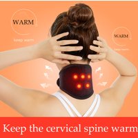 1Pcs Shiatsu Neck and Shoulder Massager Heated Back Massager Deep Kneading Massage Pillow For Neck Body Health Care