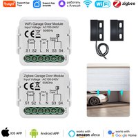 Tuya Zigbee/WiFi Switch Smart Garage Door Opener Controller module Voice Remote Control Work With Alexa Google Home Alice
