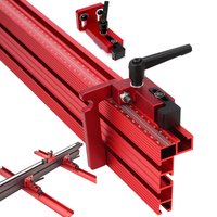 Router Tischzaun Aluminium Multi T-Track Tischkreissäge Profilzaun Holzbearbeitung T-Nut Gehrungsschiene Anschluss und Zaun Stoppe