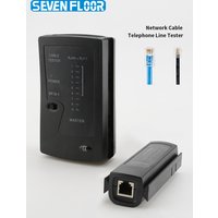 Network Ethernet Cable Tester for LAN RJ45 Cat5 Cat5e Cat6 Cat6a Cat7 UTP/Shielded Cable and RJ11 RJ12