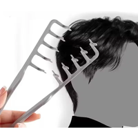 1-5Pcs Hair Volumizing Comb for Normal Hair ABS Plastic Fluffy Textured Styling Tool Natural Look Hair Root Lifting and Coverage