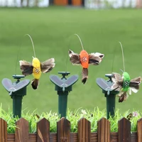 Solar Flying Humming Bird Indoor Outdoor Dancing Fluttering Butterflies Waterproof Creative Craft Atmosphere for Home Walkways