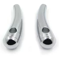 AliExpress HTTMT Motorcycle Parts Chrome 22mm Aluminum Handlebar Clamp Riser Lift Universal For ATV Dirt Bike Suzuki/Yamaha