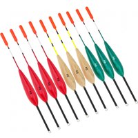 9pcs / 10pcs / 15pcs 20.5cm 4g Long Shot Striking Balsa Mixed Color Rock Fishing Float with Big Buoyancy, Fishing Bobber Kits