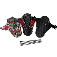 1 Set Bike Mud Guard Durable Mountain Bicycle Fender Front Rear Mudguard With 6 FIxed Belts Bike Parts Bicycle Accessories