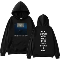 2025 Billie Hit Me Hard and Soft 2025 Tour Hoodie Harajuku Casual Hip Hop Streetwear Kawaii Women Sweatshirts Women Pullovers