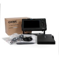 ONWA KP-27F 7-inch Marine GPS Chart Plotter Marine Built-in Fish Finder depth sounder sonar fish finder With fish transducer