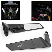Rétroviseurs CNC en aluminium pour moto, ailerons furtifs, rétroviseurs pour Kawasaki Z1000 Z900 Z800 Z750 Z650 Z400 Z300, accessoire