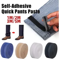 1M-5M pants leg cuffs self-adhesive folded edges, no repair, shortened repair pants leg tape, washable DIY sewing fabric