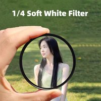 1/4 Soft White Diffusion Filter Mist Dreamy Cinematic Effect Filter Ultra Slim for 49mm 52 55 58 62 67 72 77mm 82 mm Soft Filter