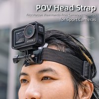 Universal Action Camera Head Strap Fixed Bracket Headband for GoPro 13 DJI Action 5/4/3 Pro Insta360 Ace Pro 2 FPV Accessories