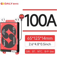 Daly LiFePo4 4S 12V BMS 100A with Bluetooth RS485 for Lifepo4 Battery Home Energy Storage Electric Bicycles