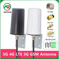 Long Range 5G LTE 3G GSM 4G High Gain 15dbi Omni Cabinet Antenna 600~6000Mhz Outdoor Waterproof Aerial For Signal Boost TS9 SMA