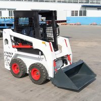 Factory Price Diesel Skid Steer Loader Hydraulic Wheeled Skid Steer Loader Landscaping Wheel Skid Steer Loader for Sale