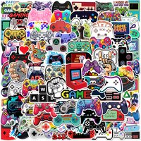 100PCS Waterproof Graffiti Stickers of Game Console Controllers for Luggage Laptops Helmets and Mobile Phones