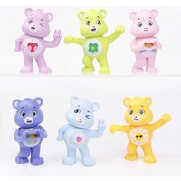 New Cute Care Bears Sweet Cute Cartoon Care Bears Anime Action Figures Model Gifts Box Funny Animal Accessories Birthday Gifts