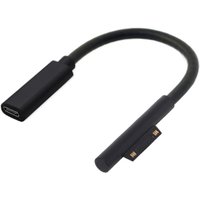 15V 3A Fast Charging Cable for Microsoft Surface pro 8/7/6/5/4/3 Go3/2/1 Laptop 4/3/2/1 Surface Connect to Type C PD Compatible