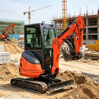 2.5 Ton Mini Excavator Yanmar Engine, Quick Coupler & Hydraulic Thumb for Construction Demolition & Farming