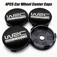 4pcs 56mm 60mm Universal WRC Emblem Car Wheel Center Cover Hub Cap Sticker For FORD Audi TOYOTA Volkswagen KIA