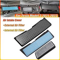For Tesla model 3 2021- 2026+ Car External Filter Element Air Conditioning Air Inlet Filter Purifying Air Filter Interior Parts