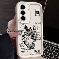 Soft TPU Case For Samsung Galaxy S26 S25 S22 S23 Ultra S24 FE A57 A56 A36 A55 A16 A17 A15 A37 5G Creative Pattern Phone Cover