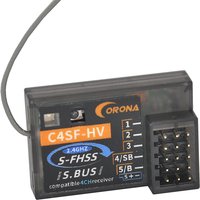 Corona RC C4SF-HV 2.4GHz Futaba FHSS/S-FHSS Compatible Receiver SBUS for 3PL, 3PRKA, 4PLS, 4PX, 4GRS 4PM