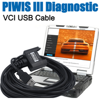 Super Car Detector PIWIS Tester III Piwis 3 Diagnostic Tool USB Cable for PT3G-E-VCI