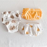 X-large 3 Pieces/lot Baby Training Pants 6 Layers Bebe Cloth Diaper Reusable Washable Cotton Diapers 20-28KG Nappy For Kids XL