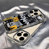 Movie Bat-ManS Phone Case For IPhone 17 Pro Max 16 15 14 Pro Max IPhone 13 Pro Max 11 Plus Transparent Cover