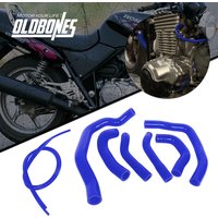 Cafe Racer Silicone Radiator Water Hose Kit Motorcycle Coolant Hose Kits For Honda CB500 CB 500 1998 1999 2000 2001 2002 2003
