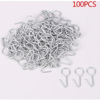 100PCS Multi-functional Car Seat Cover Fixing Hook S Shaped Seat Cover Fastener