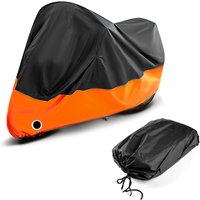 Motorcycle Cover Waterproof UV Protective Outdoor Motorbike Scooter Cover 190T Thickened Motors Dust Rain Cover for All Weather