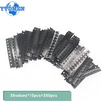 350PCS Diode Transistor Assorted Kit 1N4148 M1 M7 S9012 S9013 S9014 S9015 S9018 S8550 S8050 2N2222 2N3904 SOT-23 PNP/NPN