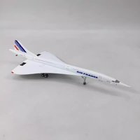 Nowy model samolotu Concorde w skali 1:400/1:200, odlew ze stopu, brytyjskie/francuskie linie lotnicze, zabawki do ekspozycji, kolekcja samolotów dla fanów.