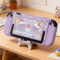 New Ditto Printed Split Hard Case for Nintendo Switch 2 Skin-friendly Matte PC Shell Detachable Design Anti-slip Wear-resistant