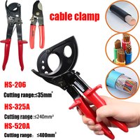 Ratchet Cable Cutter, Heavy Duty Wire Cutter for Aluminum Copper Cable up to 400mm², Ratcheting Wire Cutting Hand Tool