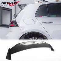 For Volkswagen VW GOLF MK7 MK7.5 MK7.5 TSI TDI GTI GTE GTD R 2014-2019 Aspec R400 ABS Car Rear Spoiler Wing Roof Wing Lip Trunk