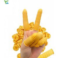 Disposable anti-static rubber finger cots factory wear-resistant protection dust-free powder free nail art thickened finger cots