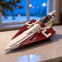 305pcs MOC Obi Wan Kenobi S Starfighter Star Battle Model Building Blocks Assemble Festival Gift Idea Toy Education Brick