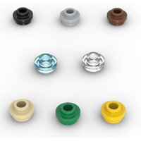 MOC 10PCS Round 85861 1x1 Plate Building Blocks Kit With Open Studs Bricks Particle Puzzle Idea Toy Children Birthday Kid Gifts