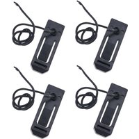 4Pcs Surfboard Fin Clips 43*13mm Buckle Paddleboard Surfboard Tail Clip Water Separator Water Ski Board Fish Fin Clip